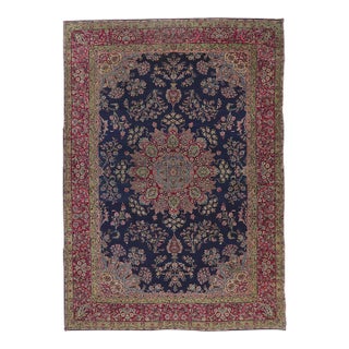 Vintage Persian Kerman Rug, 11'04 X 15'10 For Sale