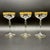 French Belle Époque Hand-Blown and Hand-Gilded Glass Champagne Coupes, Wine, Port and Liqueur Glasses, 1900s, Set of 18 For Sale - Image 10 of 18