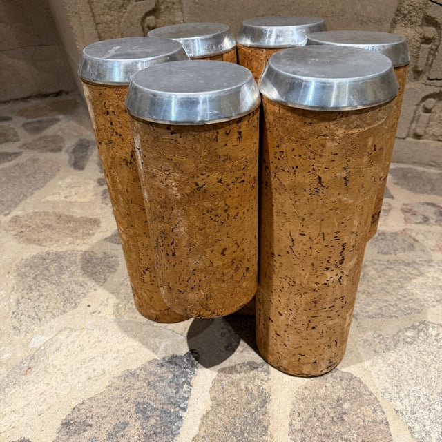 Designer Cork Coffee Table Contemporary After Laurie Wiid Van Heerden For Sale In San Diego - Image 6 of 14
