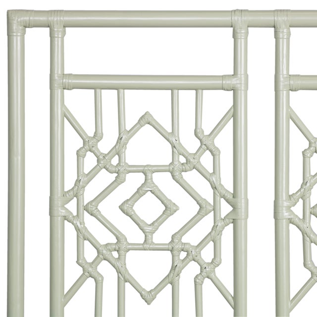 David Francis Tulum Platform Bed Twin, Celery Green For Sale - Image 4 of 5