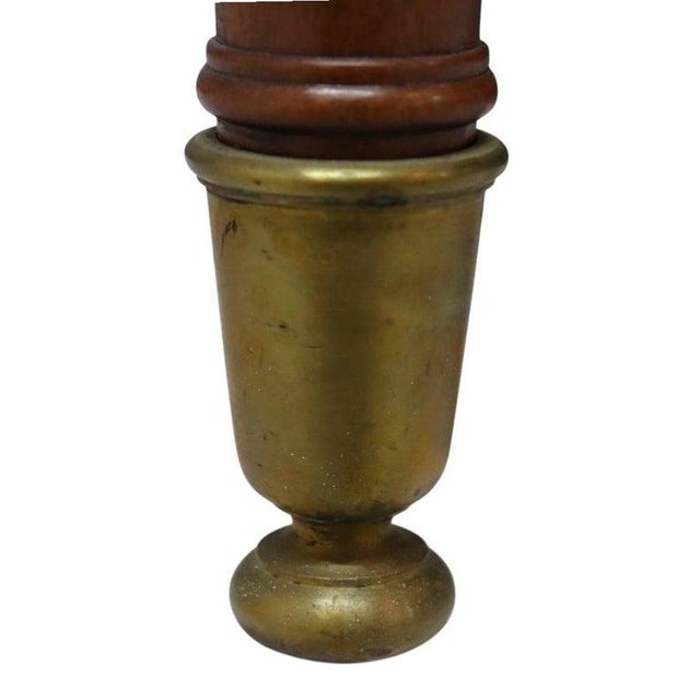 Louis XVI Style Walnut & Ormolu Marquetry & Inlaid 1-Drawer Library Table C1890 For Sale - Image 12 of 18