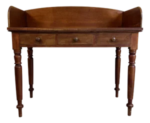 Vintage Mahogany Console Table, 1990s