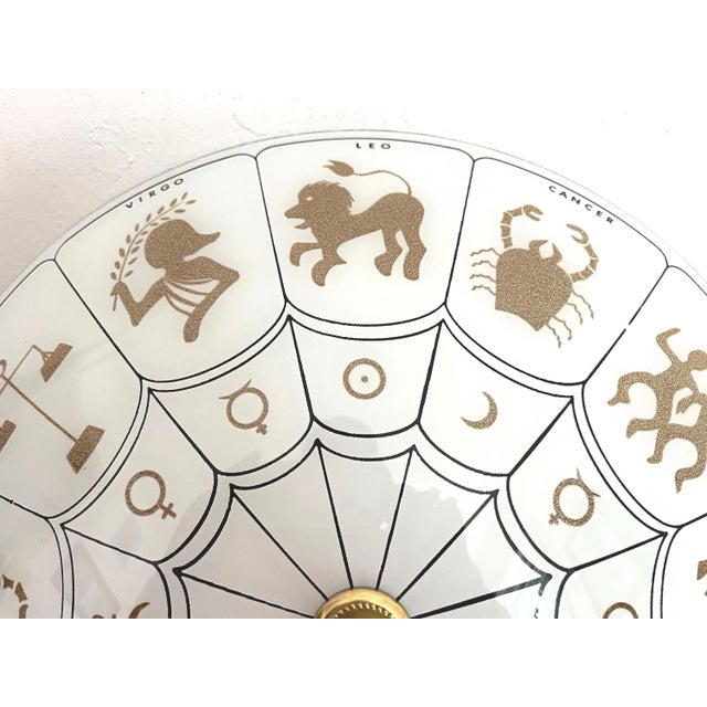 Mid 20th Century 1970s Astrological Star Flush Light For Sale - Image 5 of 18