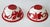 Early 20th Century Pair of Antique Chinese Peking Glass Bowls With Carved Red Glass Overlay in the Style of Kangxi or Qing Dynasty. For Sale - Image 5 of 11