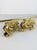 Metal Hollywood Regency French Gold Tone Swan Bathroom Set, Bathroom Towel Ring, Towel Rail, and Wall Hook, 1970s, Set of 3 For Sale - Image 7 of 18