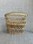 Rustic Vintage Rattan Loveseat / Chair / Plant Stand / Doll Couch For Sale - Image 3 of 7