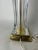 1970's Cofrac Art Verrier Style Leaded Crystal Glass and Brass Table Lamp For Sale In San Francisco - Image 6 of 11