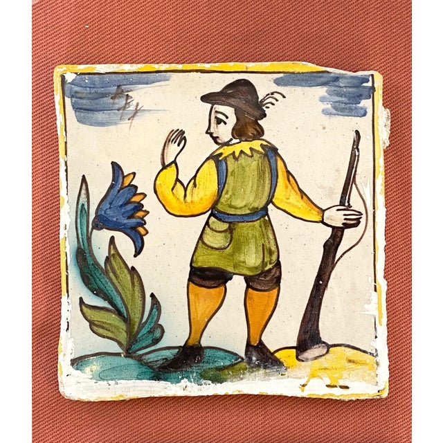 Ceramic Italian Ceramic Tiles, 900, Set of 8 For Sale - Image 7 of 12