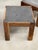 Wood Custom Walnut and Slate Tables For Sale - Image 7 of 12