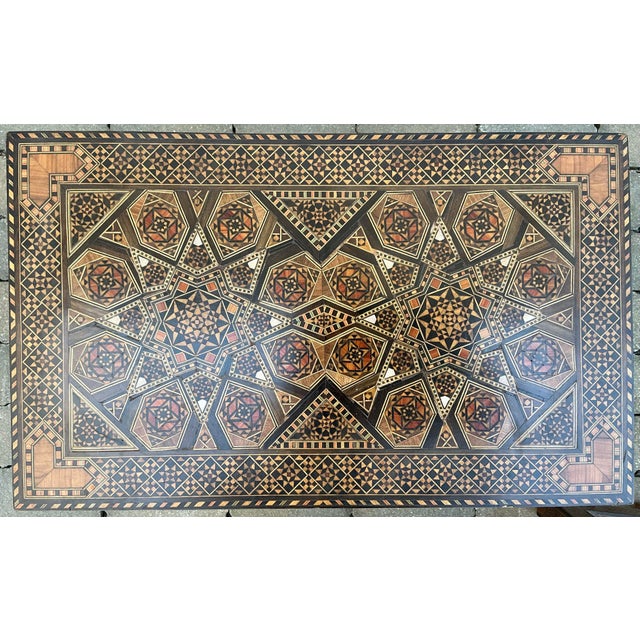 Pair of Vintage Moorish Style Inlaid Nesting Tables For Sale In Providence - Image 6 of 12