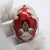 1980s Vintage Italian Handmade Sterling Silver 925 and Red Enameled Egg-Shaped Box, Florence, Italy, 1980s For Sale - Image 5 of 13