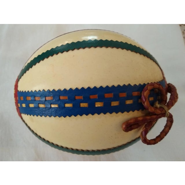 Early 20th Century Decorated Ostrich Egg For Sale - Image 5 of 5
