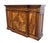 VINTAGE ANTIQUE Mediterranean Tuscan Style Alder Wood 77" Wine Storage Credenza Buffet w. Inlaid Features Includes Wine...