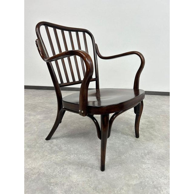 Thonet Set of Art Deco Armchairs by Jozef Frank for Thonet, 1930s For Sale - Image 4 of 13