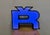Large Vintage Illuminated Advertising Letter Ř, 1960s For Sale - Image 13 of 18
