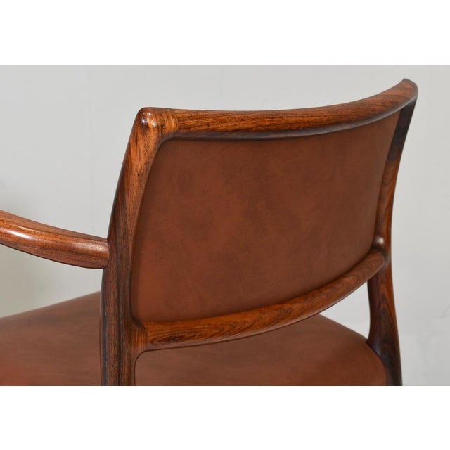 Set of Model 65 Dining Chairs for J.L. Møllers For Sale - Image 11 of 18