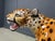 Orange Large Italian Ceramic Leopard Statue, 1960s For Sale - Image 8 of 13