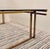 Modern Modern Brass and Glass Large Scale Cocktail Table For Sale - Image 3 of 7