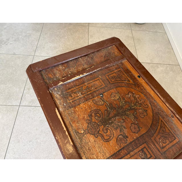 Biedermeier Hand-Painted Chest in Wood For Sale - Image 9 of 13