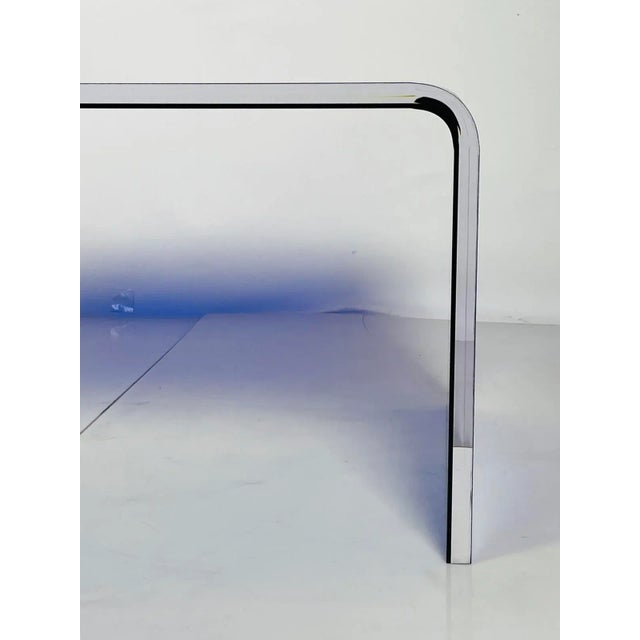 Lucite Coffee Table in Cobalt Blue by Cain Modern, Usa 2023 For Sale - Image 9 of 13