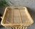 Albini-Inspired Mid 20th-Century Rattan Tray With Rounded Corners & Cut-Out Handles For Sale - Image 13 of 18
