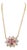 1990s Natural Tourmaline Diamond Pendant Necklace 18" 14k YG 1.52 TCW Certified For Sale