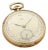 Omega 14k Gold 15 Jewels Hand Wind Pocket Watch For Sale