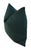 Emerald Green Velvet Feather/Down Pillow For Sale - Image 4 of 5