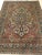 Vintage Persian Tabriz Area Rug, Handwoven Heriz Serapi Geometric Pattern, Ivory & Red, 5’ X 6’ For Sale - Image 11 of 11
