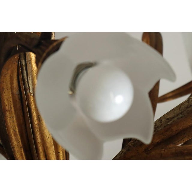 Large Hollywood Regency Florentine Chandelier from Banci Firenze, 1980s For Sale - Image 17 of 18