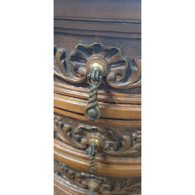 Pair 1920s Swan Leg Carved End Tables For Sale In Philadelphia - Image 6 of 15