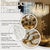 Hollywood Regency Aloadecor 25'' Modern Glam Crystal Chandelier Antique Brass Branch Style 6-Light Pendant Ceiling Light For Sale - Image 3 of 8