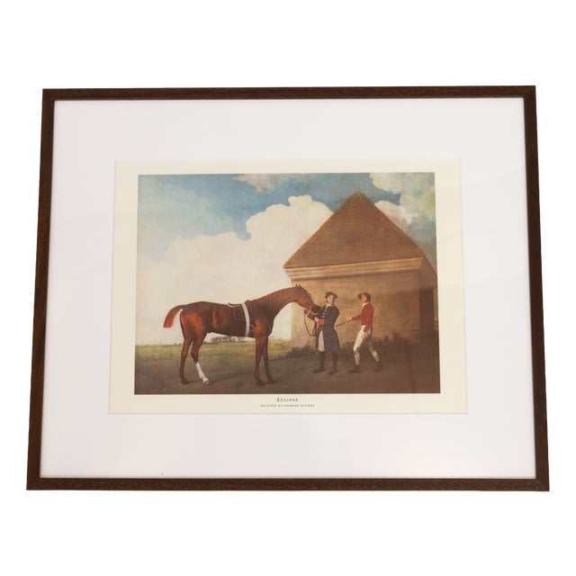 George Stubbs, Chestnut Horse Eclipse, Late 20th Century, Print, Framed For Sale