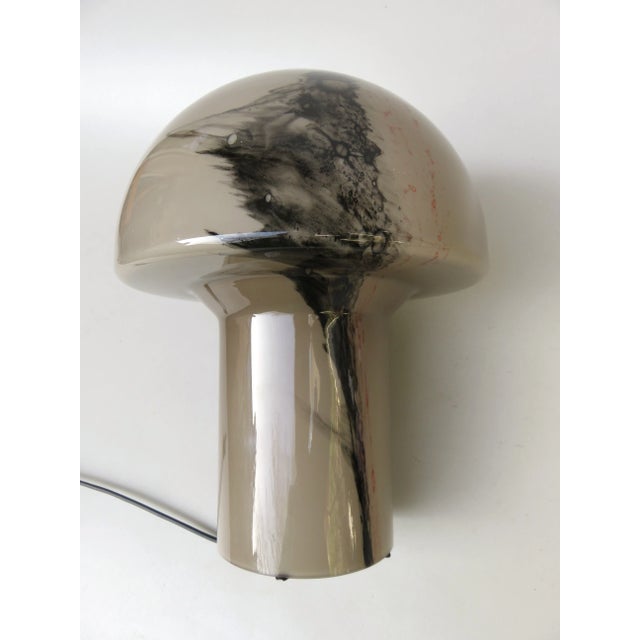 Small Black-Orange Mushroom Luminaire Table Lamp from Peill & Putzler, 1970s For Sale - Image 14 of 18
