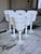 Here is a set of white glass goblets made in London in the Florentine Renaissance style. Ideal for all occasions! To view...