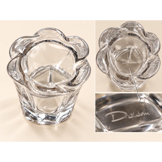 19th Century Cut Crystal Port Glasses by Jean Daum, 1890s, Set of 8 For Sale - Image 5 of 6