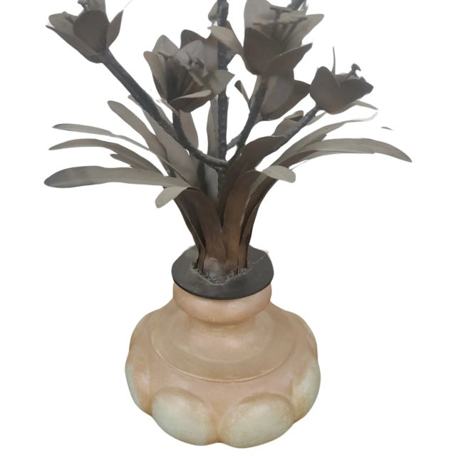 Mid-Century Modern Mid Century Hand Forged Iron Sculpture For Sale - Image 3 of 4