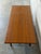Solid Teak Rectangular Coffee Table With Slatted Magazine Shelf Danish Mid-Century Modern 1960s For Sale - Image 4 of 8