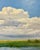 Summer Sky Over the Marsh Original Oil Painting by G. Hodges For Sale - Image 6 of 6