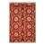 Oriental Ziegler Rust Brown Hand-Knotted Wool Rug - 6'3'' X 9'4'' For Sale