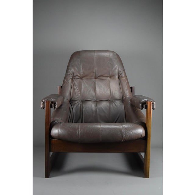 Wood Mid-Century Modern MP-91 Lounge Chair by Percival Lafer, 1970s For Sale - Image 7 of 16