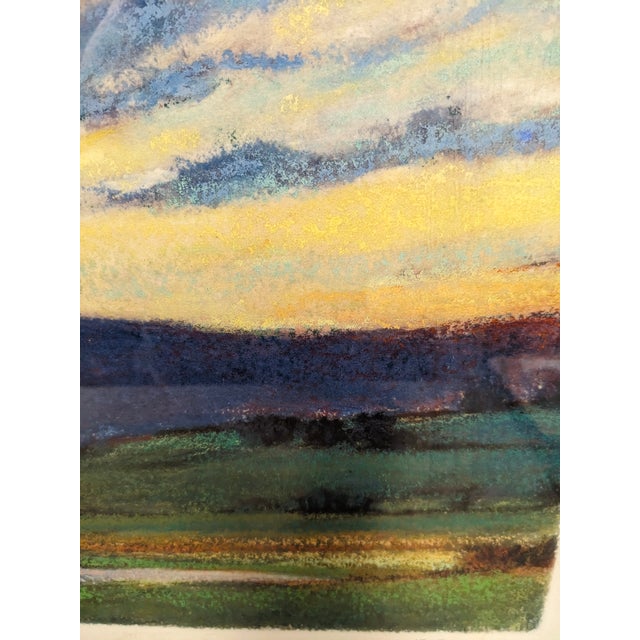 "Spring Clouds" by Ken Elliott- Framed Limited Edition. Signed & Numbered Gliclee Print For Sale - Image 10 of 12