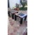 Collage side tables with natural materials finish. The tables are in excellent condition and would go with many styles of...