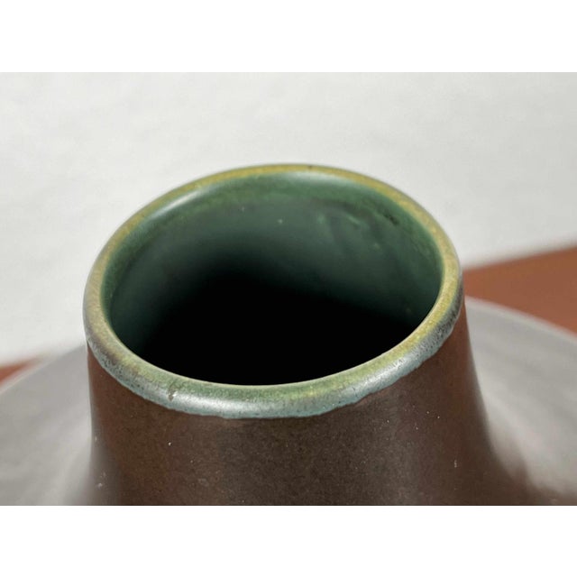 Mid-Century Modern Mid-Century East German GDR Pottery Vase from Veb Haldensleben, 1960s For Sale - Image 3 of 15