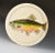 Carole Moses Harman Hand-Painted Pottery Dish, Arctic Char, Dated 1987 For Sale In Philadelphia - Image 6 of 6