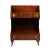 Brown American Mahogany Demilune Dressing Stand on Brass Castors, C. 1830's For Sale - Image 8 of 13