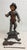 Large Antique European 1800's Carved Wood Fiddler Violinist Sculpture Statue Music For Sale - Image 13 of 18