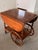 Mid 20th Century Walnut Drop Leaf Tea Table/Bar Cart For Sale In Houston - Image 6 of 12
