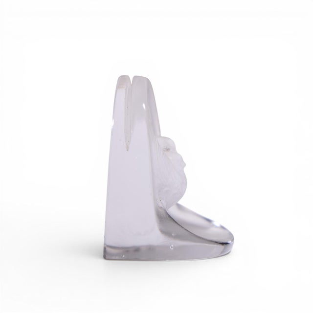 Early 20th Century Rene Lalique Signed Birds Menu Holder For Sale - Image 5 of 8