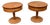 Art Deco Side Tables in Burr Walnut 1930s, Set of 2 For Sale